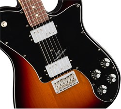 FENDER AM PRO TELE DLX SHAW RW 3TSB электрогитара American Pro Telecaster Deluxe, цвет соник грэй, палисандровая накладка грифа - фото 86674