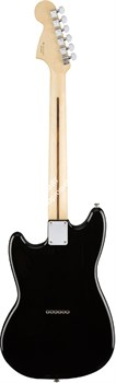 FENDER MUSTANG MN Black электрогитара MUSTANG, цвет блэк, кленовая накладка грифа - фото 86843