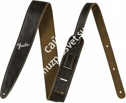 FENDER STRAP, DISTRESSED LTHR 2' BLK ремень замшевый, черный - фото 87140