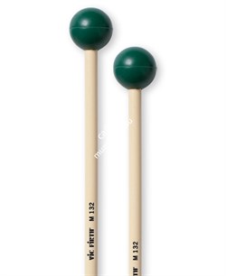 VIC FIRTH ORCHESTRAL SERIES M132 палочки для ксилофона, дерево-ротанг, наконечник - резиновый средней жесткости, диаметр -1 1/8 - фото 87524