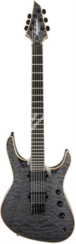 JACKSON USA Signature Chris Broderick Soloist™ HT6, Ebony Fingerboard, Transparent Black with Case Электрогитара, серия Artist S - фото 87948