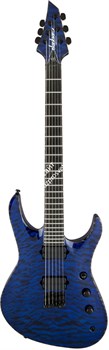 JACKSON USA Signature Chris Broderick Soloist™ HT6, Ebony Fingerboard, Transparent Blue with Case Электрогитара, серия Artist Si - фото 87952