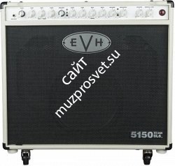 EVH 5150III 50W 6L6 112 CMB IV ламповый комбоусилитель, 50 Вт, 1х12, 6L6, кремовый - фото 88705