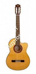 MANUEL RODRIGUEZ FF CUT SABICAS Классическая электроакустическая гитара с вырезом, верхняя дека - массив ели - фото 89056