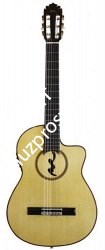 MANUEL RODRIGUEZ FF CUT BOCA MR классическая электроакустическая гитара с вырезом, верхняя дека - массив ели, - фото 89060