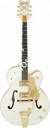 Gretsch G6136T-59 Vintage Select Edition '59 Falcon Hollow Body, Bigsby, TV Jones, Vintage White, Lacquer Электрогитара п/а - фото 89237