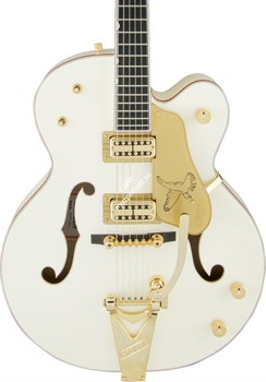 Gretsch G6136T-59 Vintage Select Edition '59 Falcon Hollow Body, Bigsby, TV Jones, Vintage White, Lacquer Электрогитара п/а - фото 89239