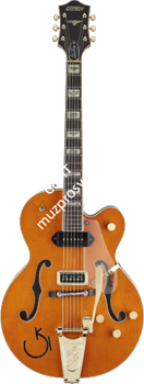 Gretsch G6120 Eddie Cochran Signature Hollow Body, Bigsby, RW F-board, Western Maple Stain Электрогитара п/а, цв. оранжевый - фото 89382