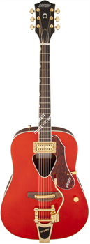 Gretsch G5034TFT Rancher™, Fideli-Tron Pickup, Bigsby® Tailpiece, Savannah Sunset Электроакустическая гитара, цвет красный - фото 89547