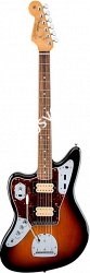 FENDER Kurt Cobain Jaguar Left-Handed, Rosewood Fingerboard, 3-Color Sunburst Электрогитара - фото 89649