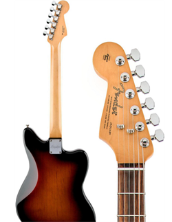 FENDER Kurt Cobain Jaguar Left-Handed, Rosewood Fingerboard, 3-Color Sunburst Электрогитара - фото 89651