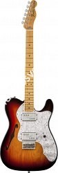 FENDER Classic Series '72 Telecaster Thinline, Maple Fingerboard, 3-Color Sunburst Электрогитара - фото 89708