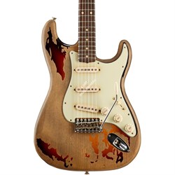 Fender Custom Shop Rory Gallagher Signature Stratocaster Relic, Rosewood Fingerboard, 3-Color Sunburst Электрогитара - фото 89778