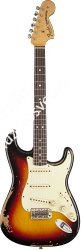 FENDER Custom Shop Michael Landau Signature 1968 Relic Stratocaster, Round-Laminated Rosewood, Bleached 3-Color Sunburst электро - фото 89793