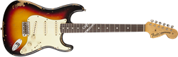 FENDER Custom Shop Michael Landau Signature 1968 Relic Stratocaster, Round-Laminated Rosewood, Bleached 3-Color Sunburst электро - фото 89796