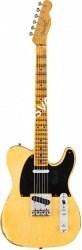 Fender Custom Shop 1953 Heavy Relic Telecaster, Maple Fingerboard, Butterscotch Blonde Электрогитара - фото 89992