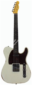 Fender Custom Shop 1961 Relic Telecaster, Rosewood Fingerboard, Aged Olympic White Электрогитара - фото 90004