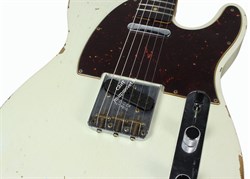 Fender Custom Shop 1961 Relic Telecaster, Rosewood Fingerboard, Aged Olympic White Электрогитара - фото 90006