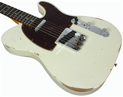 Fender Custom Shop 1961 Relic Telecaster, Rosewood Fingerboard, Aged Olympic White Электрогитара - фото 90007