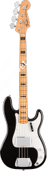 Fender Custom Shop 1969 Closet Classic Precision Bass, Maple Fingerboard, Aged Black Бас-гитара - фото 90083