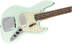 Fender Custom Shop 1962 Journeyman Relic Jazz Bass, Rosewood Fingerboard, Aged Surf Green Бас-гитара - фото 90102