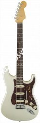 FENDER American Elite Stratocaster®, Ebony Fingerboard, Olympic Pearl электрогитара, цвет жемчужно-белый, накладка грифа черное - фото 90725