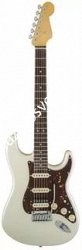 FENDER American Elite Stratocaster® HSS Shawbucker, Ebony Fingerboard, Olympic Pearl электрогитара, цвет жемчужно-белый, наклад - фото 90750