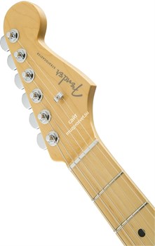 FENDER American Elite Stratocaster® HSS Shawbucker, Ebony Fingerboard, Olympic Pearl электрогитара, цвет жемчужно-белый, наклад - фото 90753