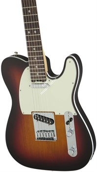 FENDER American Elite Telecaster®, Ebony Fingerboard, 3-Color Sunburst электрогитара, цвет 3х цветный санберст, накладка грифа - фото 90762