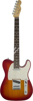 FENDER American Elite Telecaster®, Ebony Fingerboard, Aged Cherry Burst электрогитара, цвет вишневый санберст, накладка грифа ч - фото 90770