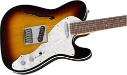 FENDER DLX TELE THINLINE PF 3TSB электрогитара Deluxe Thinline Tele, 3-х цветный санберст, накладка грифа Пао Ферро - фото 90801