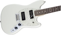 FENDER MUSTANG 90 PF OLW электрогитара MUSTANG P90, цвет олимпик уайт, накладка грифа Пао Ферро - фото 90815