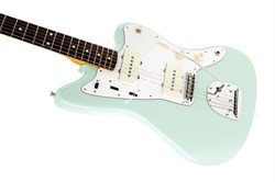 FENDER CLSC 60S JAZMSTR LAQ PF SFG электрогитара, цвет зеленый, накладка грифа Пао Ферро - фото 90840