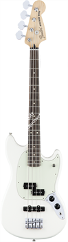 FENDER MUSTANG BASS PJ PF OWT бас-гитара MUSTANG BASS PJ, цвет олимпик уайт, накладка грифа Пао Ферро - фото 90895