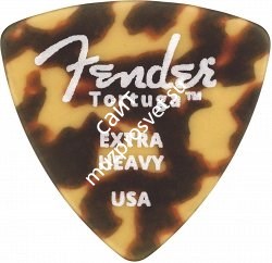 FENDER TORTUGA PICKS 346 XHVY 6 PK Медиаторы (упакованы по 6 шт.), экстра жесткие - фото 91336