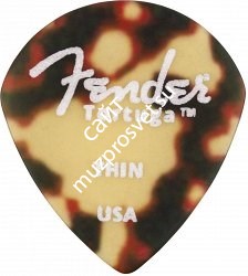 FENDER TORTUGA PICKS 551 THIN 6 PK Медиаторы (упакованы по 6 шт.), мягкие - фото 91338