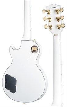 GIBSON CUSTOM LES PAUL CUSTOM ALPINE WHITE электрогитара с кейсом, цвет белый, фурнитура Gold - фото 91749