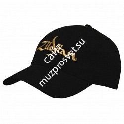 ZILDJIAN T3200 BLACK BASEBALL CAP бейсболка (черная с вышитым золотым логотипом) - фото 91979