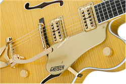 GRETSCH GUITARS G6122TFM Players Edition Country Gentleman® Bigsby®, Filter'Tron Pickups, Flame Maple, Amber Stain полуакустичес - фото 91986