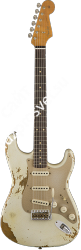 FENDER LIMITED EDITION HEAVY RELIC '59 ROASTED STRAT, AGED OLYMPIC WHITE электрогитара HEAVY RELIC '59 ROASTED STRAT, состаренны - фото 92041