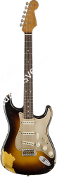FENDER LIMITED EDITION HEAVY RELIC '59 ROASTED STRAT, FADED 3-COLOR SUNBURST электрогитара HEAVY RELIC '59 ROASTED STRAT, состар - фото 92043