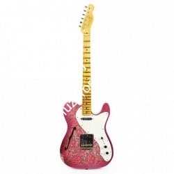 FENDER LIMITED EDITION RELIC 50S THINLINE TELE - PINK PAISLEY электрогитара RELIC 50S THINLINE TELE, розовый пэйсли - фото 92045