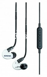 SHURE SE215SPE-W-BT1-EFS беспроводные внутриканальные Bluetooth наушники с одним динамическим драйвером, белые. - фото 92186