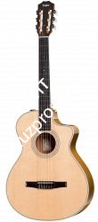 TAYLOR 412ce-N 400 Series, Nylon гитара электроакустическая классическая, форма корпуса Grand Concert, кейс - фото 92537