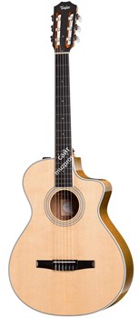 TAYLOR 412ce-N 400 Series, Nylon гитара электроакустическая классическая, форма корпуса Grand Concert, кейс - фото 92538