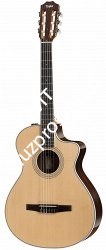 TAYLOR 412ce-NR 400 Series, Nylon гитара электроакустическая классическая, форма корпуса Grand Concert, кейс - фото 92541