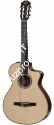 TAYLOR 712ce-N 700 Series, гитара электроакустическая классическая, форма корпуса Grand Concert, кейс - фото 92545