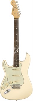 Fender American Original '60s Stratocaster® Left-Hand, Rosewood Fingerboard, Olympic White Электрогитара левосторонняя, цв.белый - фото 92727