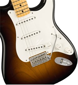 FENDER 2018 VINTAGE CUSTOM 1955 STRATOCASTER® - WIDE FADE 2-COLOR SUNBURST Электрогитара с кейсом, двухцветный санберст - фото 93024