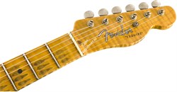 FENDER 2018 LTD RELIC® DOUBLE ESQUIRE® 'SPECIAL' - AGED AMBER W/AGED AZTEC GOLD TOP Электрогитара с кейсом, цвет янтарный/золоти - фото 93070